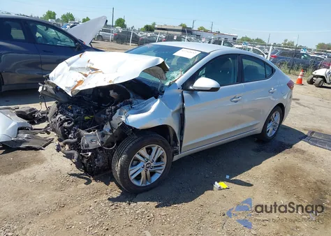 2019 Hyundai Elantra Sel z USA, uszkodzony, nr VIN KMHD84LF5KU755041